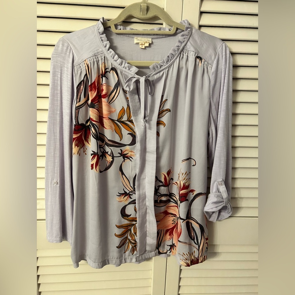 Anthropologie Meadow Rue lavender Women's Top